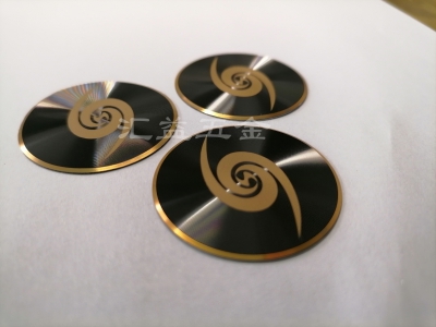 LOGO 标牌 CD纹 高光 镭雕 氧化 (5)